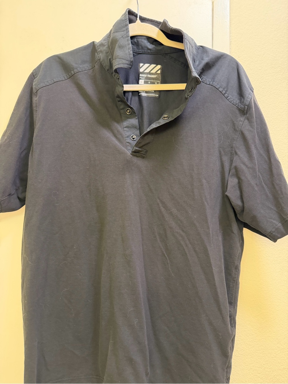 Men’s Viktos Range Trainer Polo Sz L Black